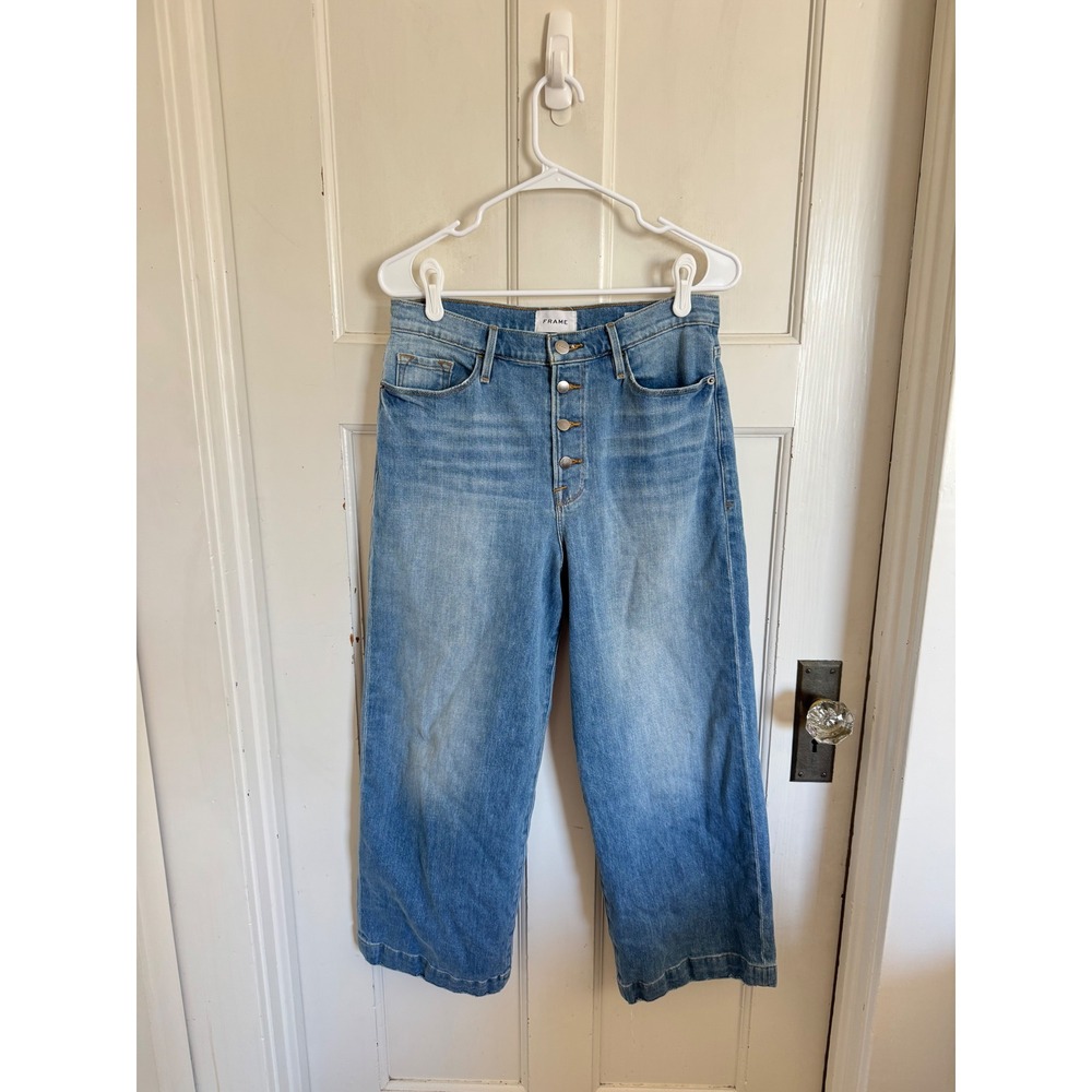 Frame Denim Ali Wide Leg Crop size 29